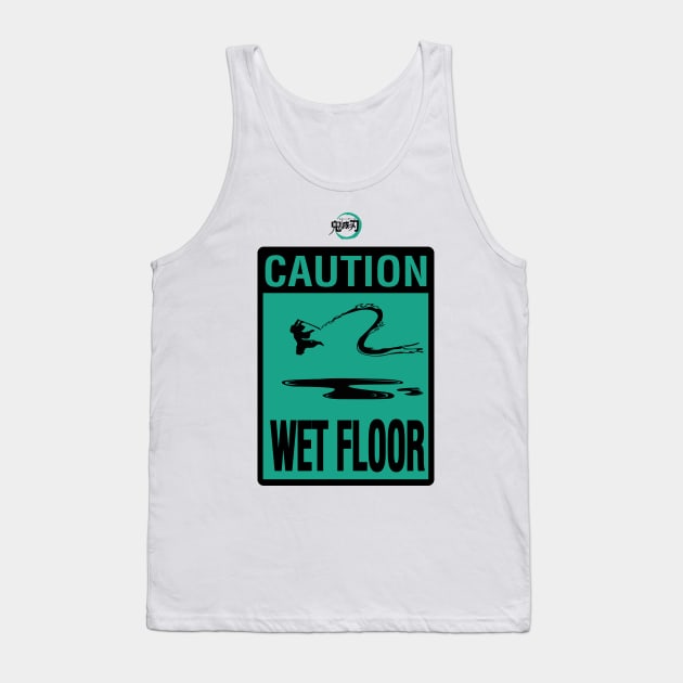 DEMON SLAYER SEASON 2: CAUTION WET FLOOR Tank Top by FunGangStore